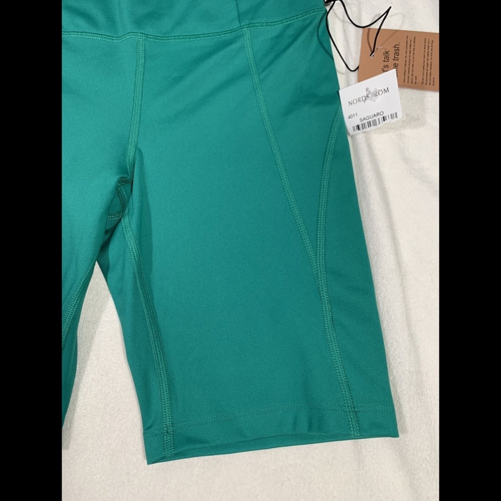 NEW Girlfriend Collective High‎ Waisted Bike Biker Shorts in Saguaro [ XS ] - Picture 8 of 12
